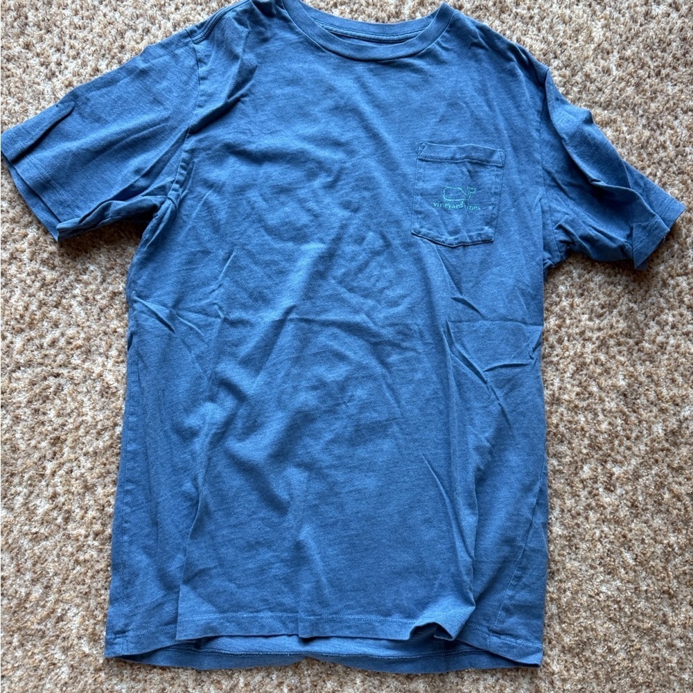 Vineyard Vines Blue Cotton Tee size XL (18)
